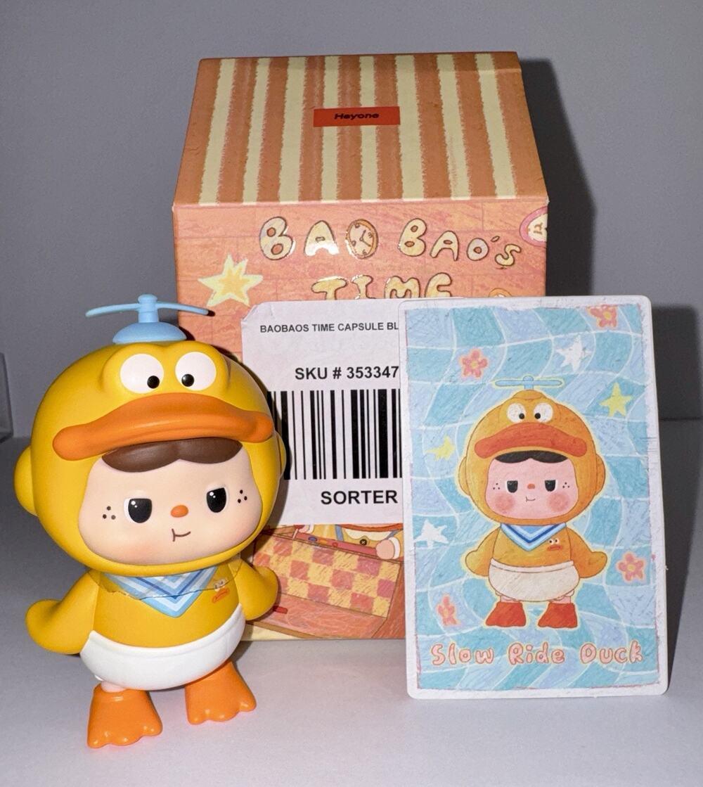 Heyone BAOBAO's Time Capsule Series Confirmed Blind Box Figure Slow Ride Duck